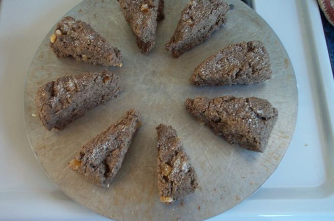 A Snow Day, and Chai Scones