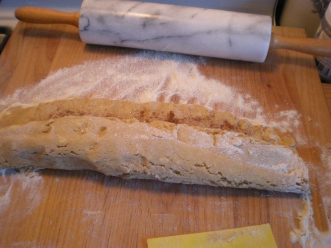 Scottish Scones with Chestnut Flour - Prep. step for scones