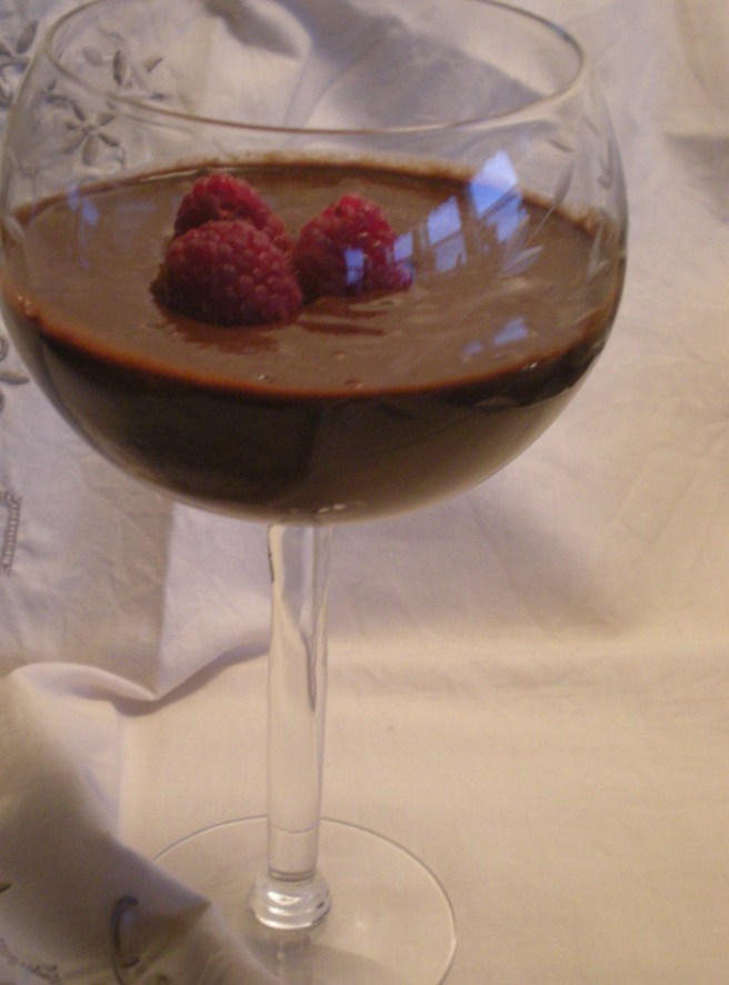 Raw Banana Chocolate Pudding