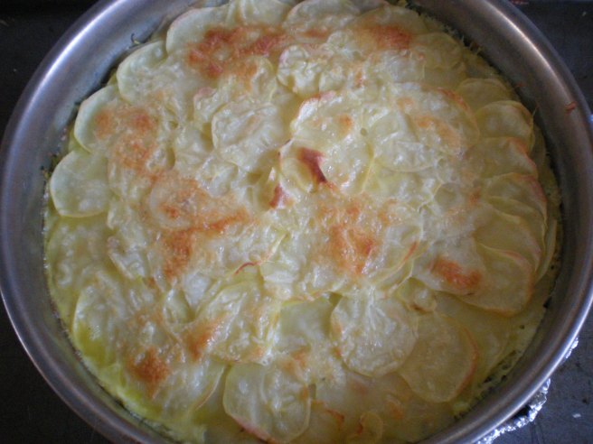 Potato and Zucchini Pie
