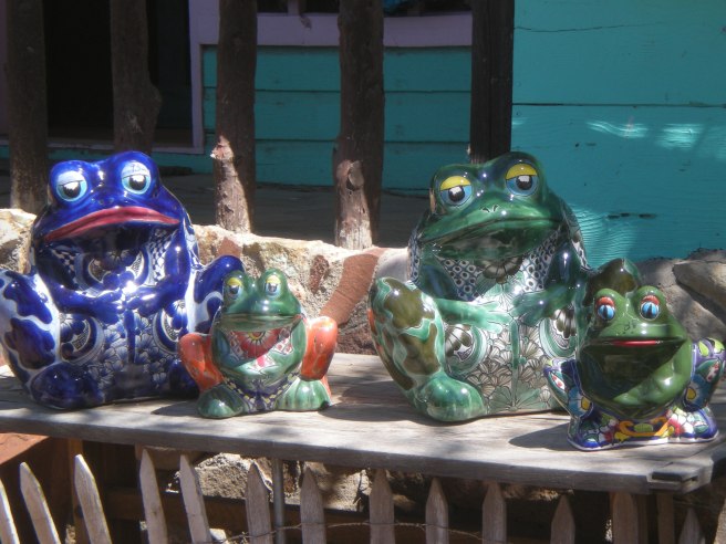 Madrid, NM: A Ghost Town Reborn - Frogs Guarding The Ghost Town Trading Post