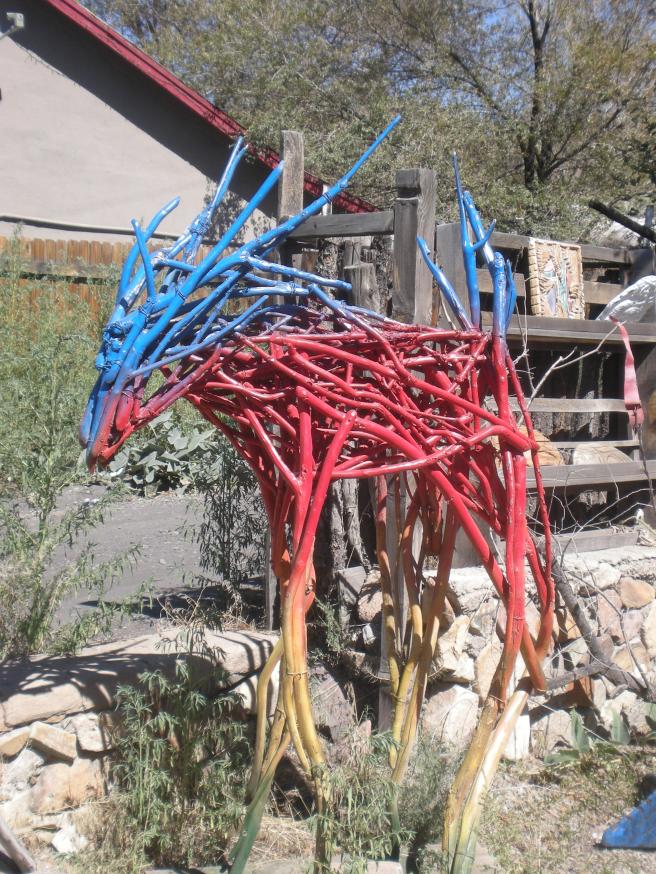 Madrid, NM: A Ghost Town Reborn - Art Sculpture