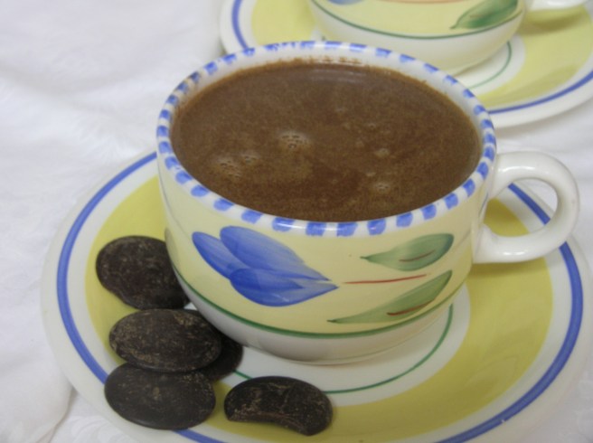 A Celebration of Chocolate - Hot Chocolate with Coconut Milk
