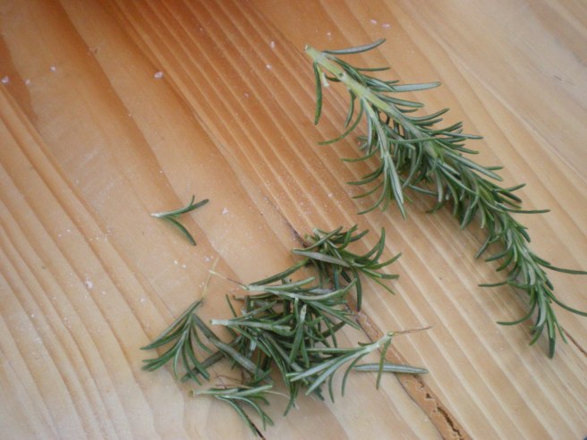 Rosemary Shortbread - Fresh Rosemary Sprigs