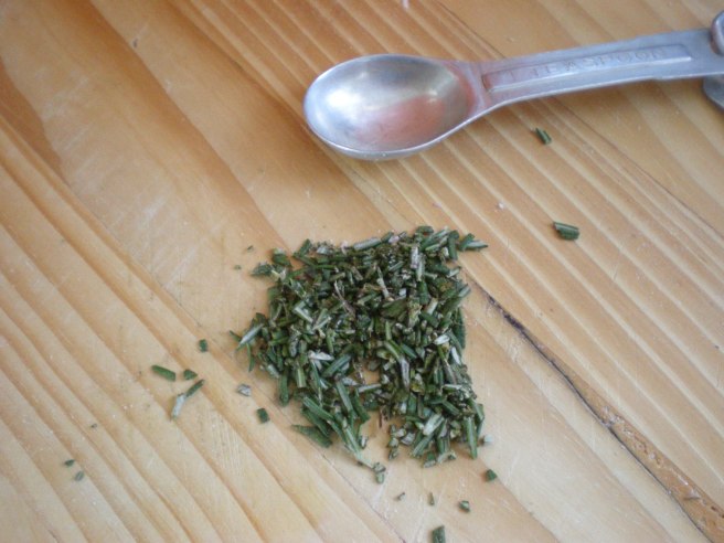 Rosemary Shortbread - Finely Chopped Rosemary