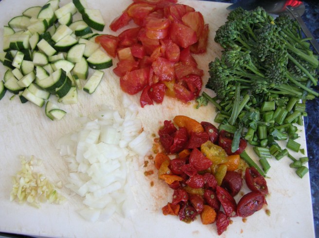 Mediterranean-style Rice Pasta - Vegetables
