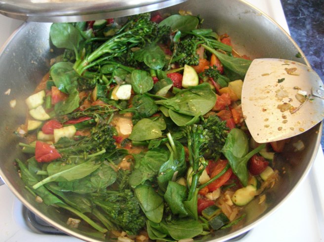 Mediterranean-style Rice Pasta - Vegetables