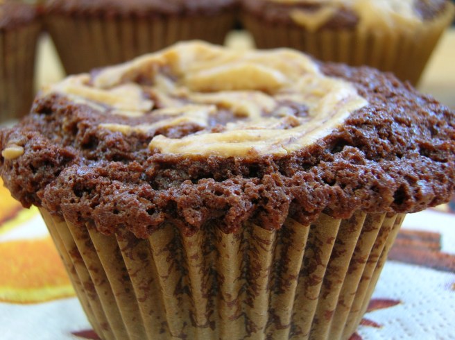 Chocolate Peanut Butter Fudge Cupcakes - Gluten Free