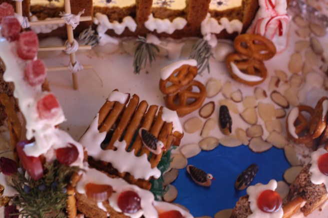 Pueblo Gingerbread House - Duck Pond