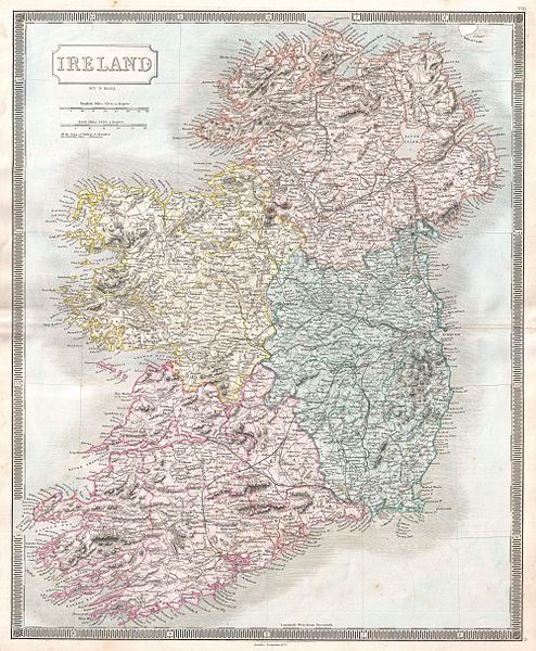 Champ - 1850 Hall Map of Ireland