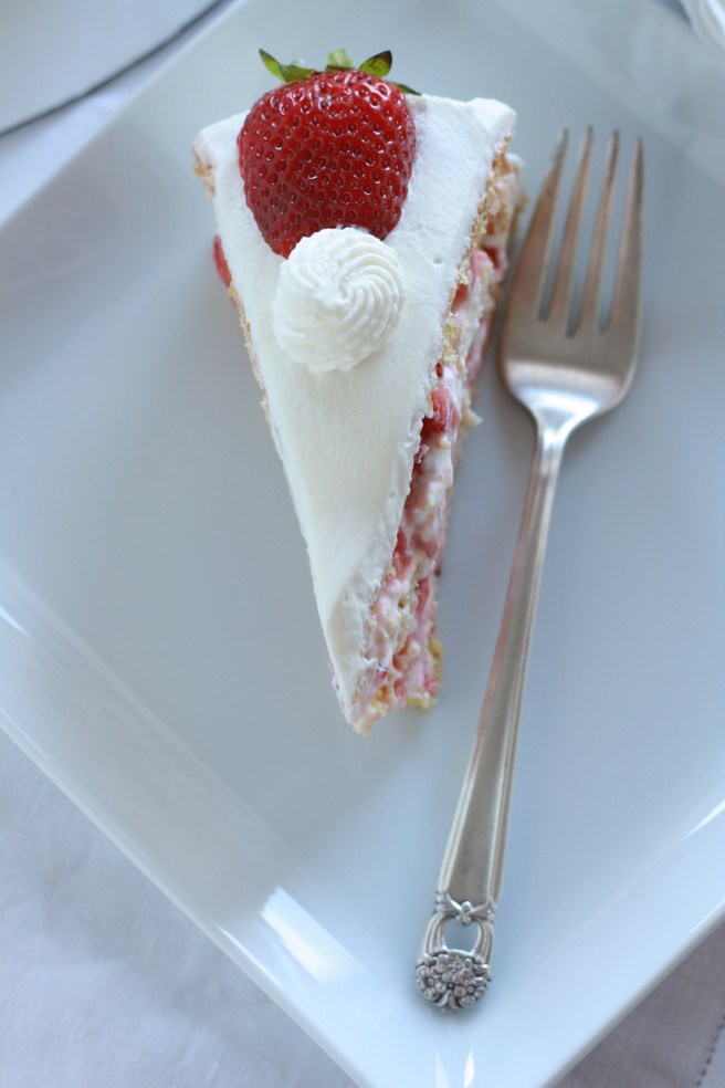 French Strawberry Cake, copyright 2012, gfcelebration.com, All rights reserved French Strawberry Cake - A gluten free variation