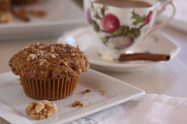 Cinnamon-Banana-Niut Muffins
