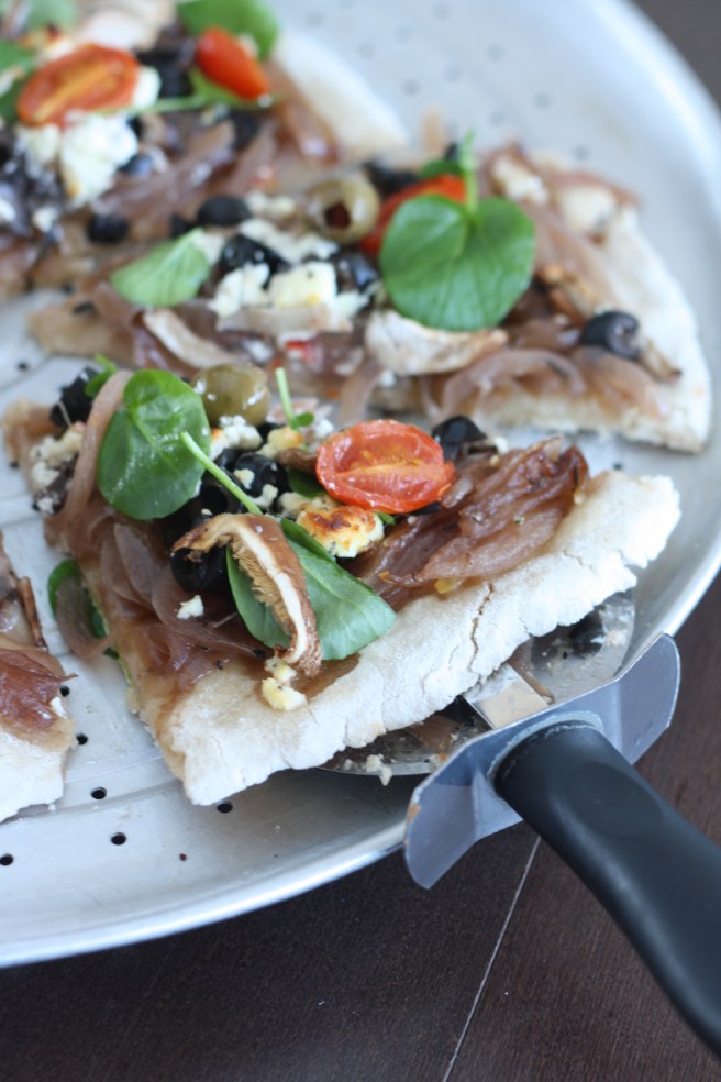 Pizza with Onion Confit